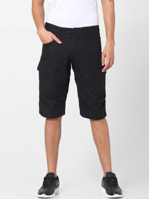

Celio Men Navy Blue Mid-Rise Sports Shorts