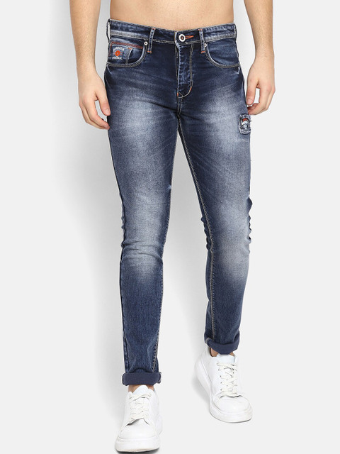 

V2 Value & Variety Men Blue Heavy Fade Jeans