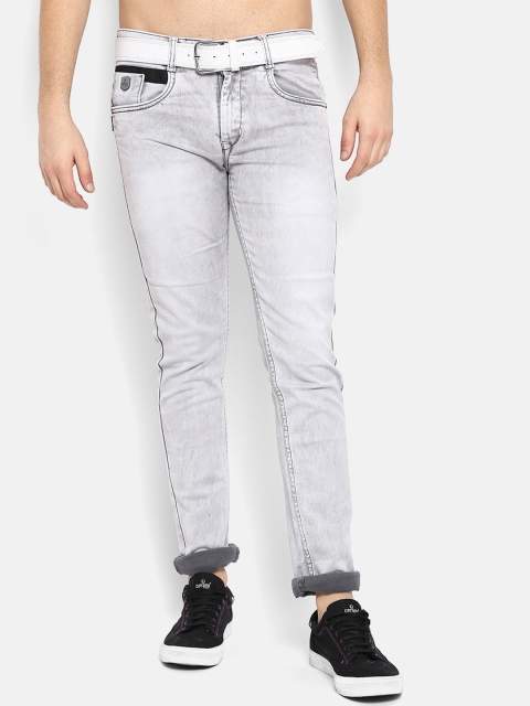 

V2 Value & Variety Men Grey Heavy Fade Jeans