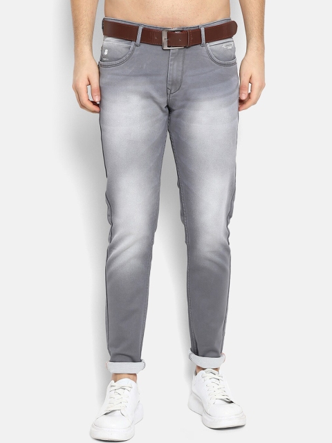 

V2 Value & Variety Men Grey Heavy Fade Regular Fit Jeans