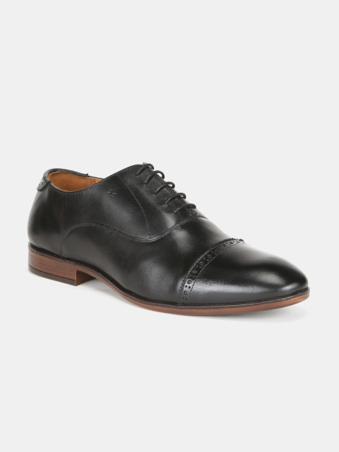 

Arrow Men Black Solid Formal Leather Oxfords