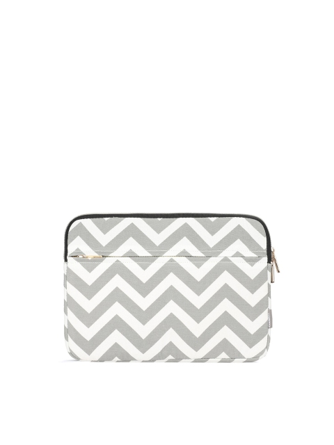 

CoolBELL Unisex Grey & White Printed 12" Laptop Sleeve