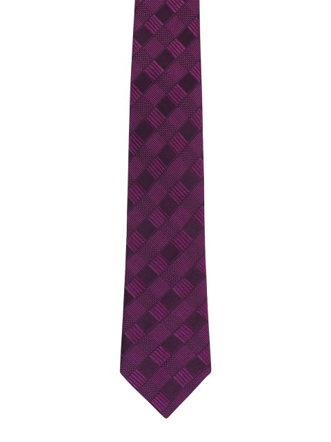 

Alvaro Castagnino Men Purple Woven Design Broad Tie