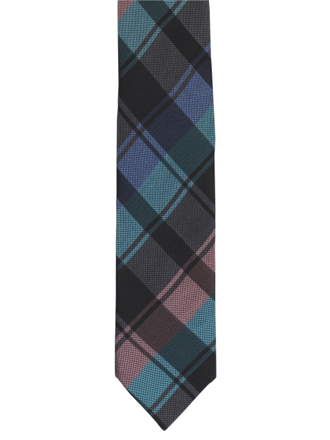 

Alvaro Castagnino Men Blue & Green Checked Broad Tie