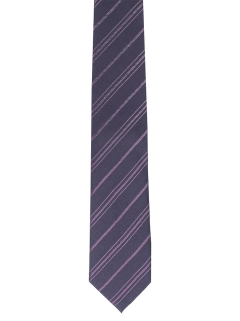 

Alvaro Castagnino Men Purple Striped Broad Tie