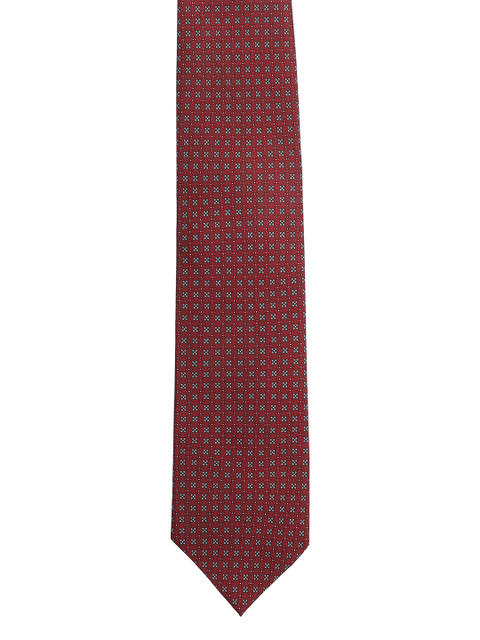 

Alvaro Castagnino Men Maroon & Grey Printed Broad Tie