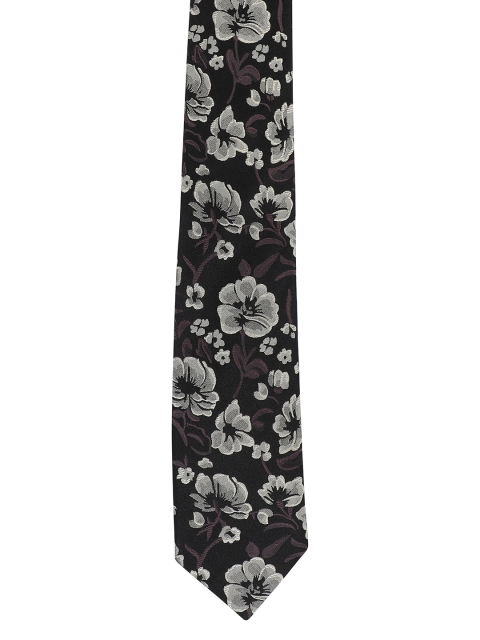 

Alvaro Castagnino Men Brown & Grey Printed Broad Tie