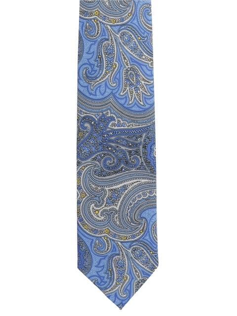 

Alvaro Castagnino Men Blue & Black Printed Broad Tie