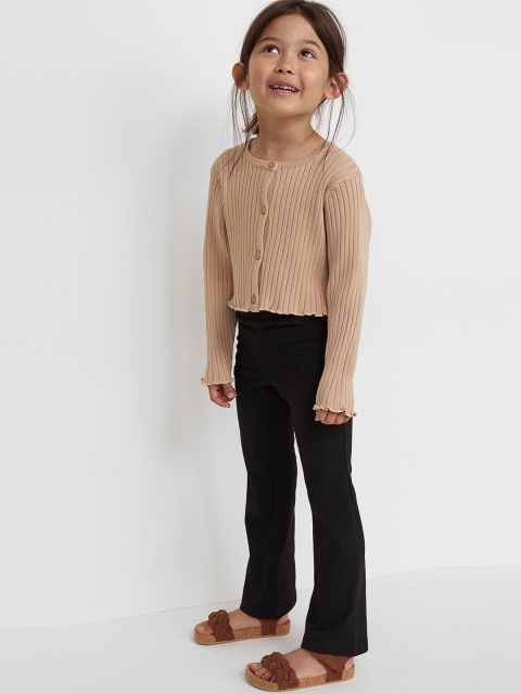 

H&M Girls Black Flared leggings