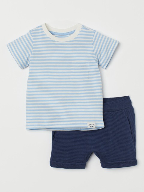 

H&M Boys Blue 2-piece cotton set