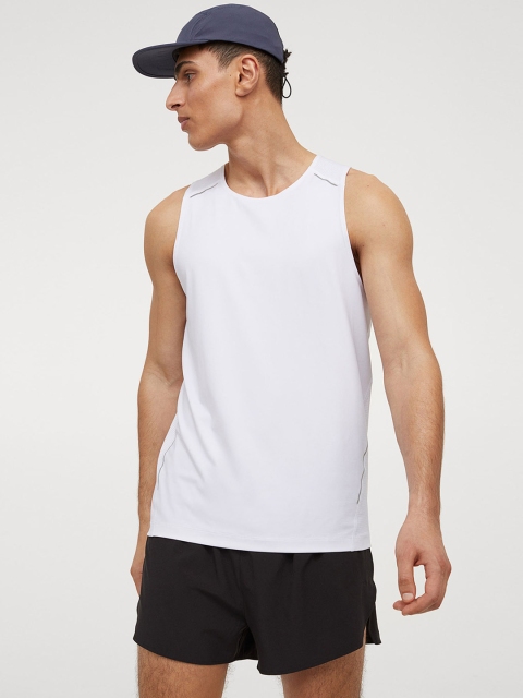 

H&M Men Black Solid Rapid-Dry Running Shorts