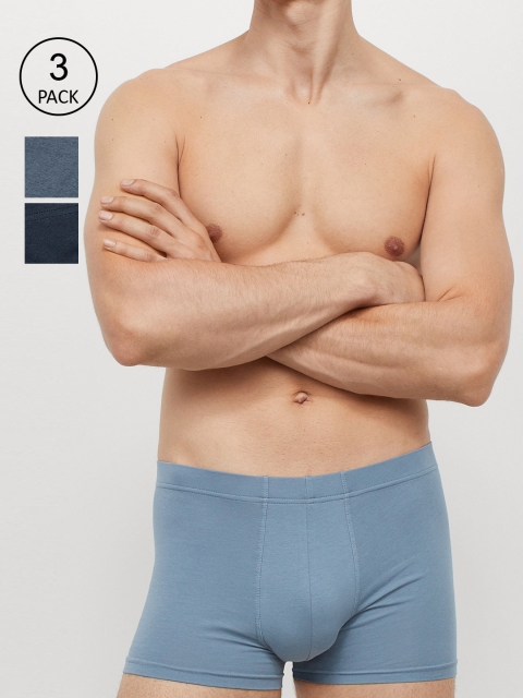 

H&M Men Blue 3-Pack Short Trunks 0564309060