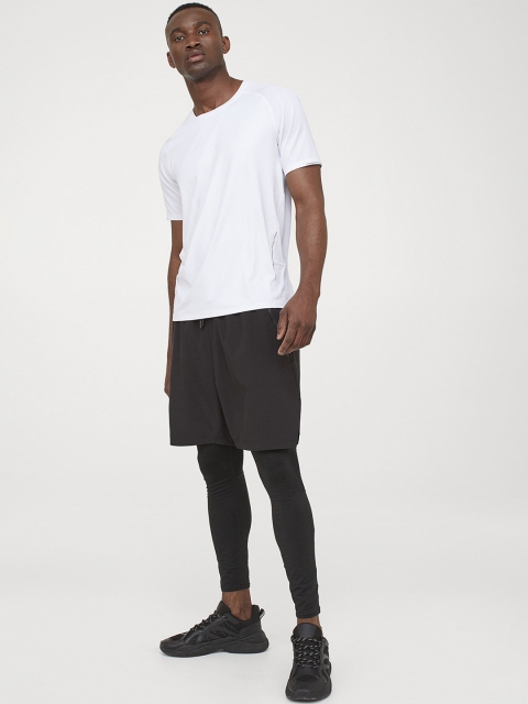 

H&M Men White COOLMAX Running top