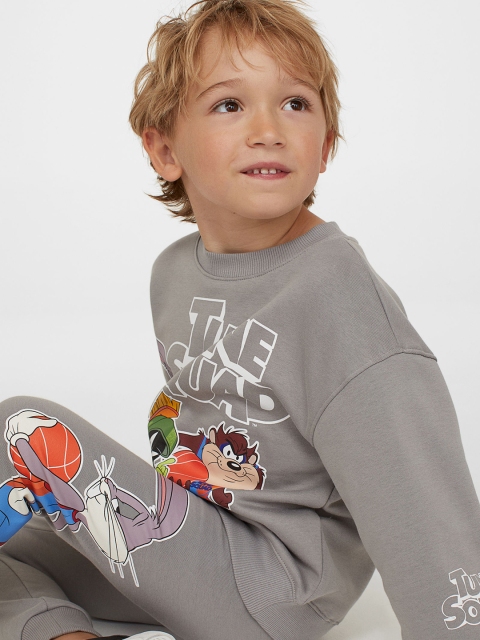 

H&M Boys Grey & White Bugs Bunny Printed Sweatpants