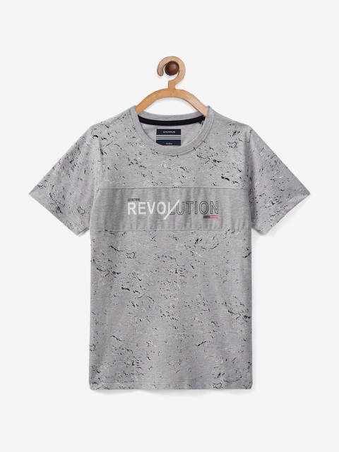 

Octave Boys Grey Polo Collar T-shirt