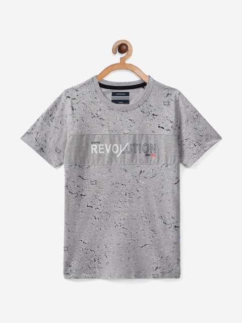 

Octave Boys Grey Polo Collar T-shirt