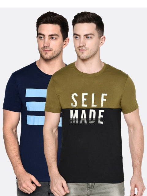 

ELEGANCE Men Multicoloured Printed T-shirt, Multi