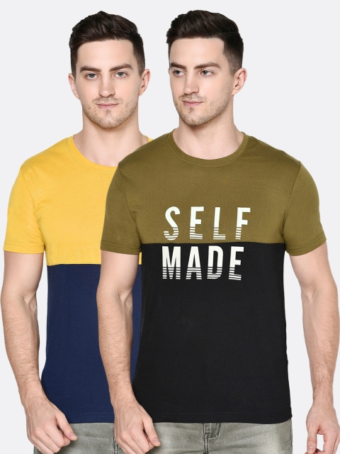 

ELEGANCE Men Multicoloured Printed T-shirt, Multi