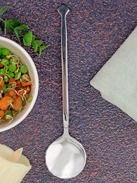 

YOYOSO Steel-Toned Set of 3 Steel Serving Spoons