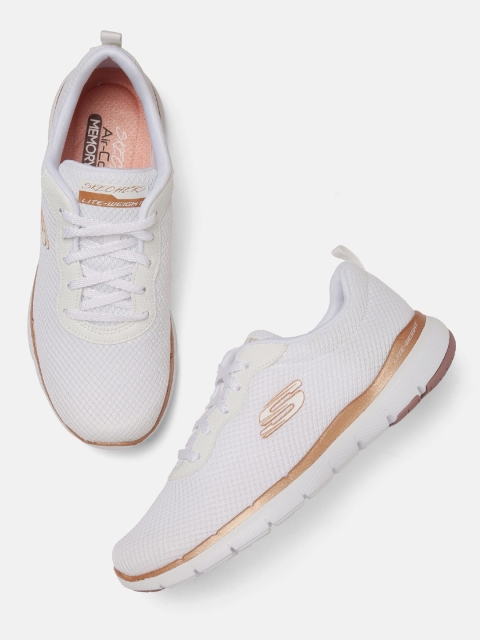 

Skechers Women White Flex Appeal 3.0 - First Insight Sneakers