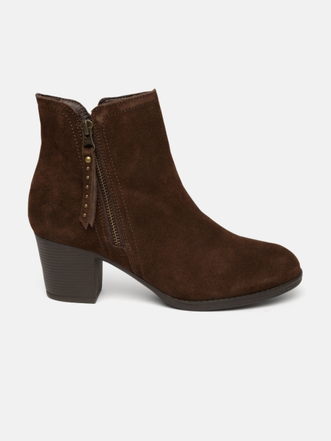 

Skechers Women Brown Taxi - Don't Trip Heeled Boots