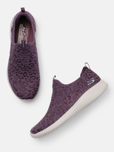 

Skechers Women Purple Ultra Flex - Wild Journey Sneakers