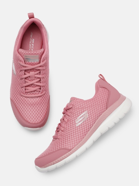 

Skechers Women Pink BOUNTIFUL-BE KIND Running Shoes