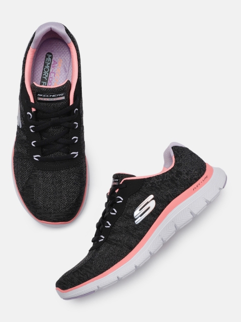 

Skechers Women Black Flex Appeal 4.0 Sneakers