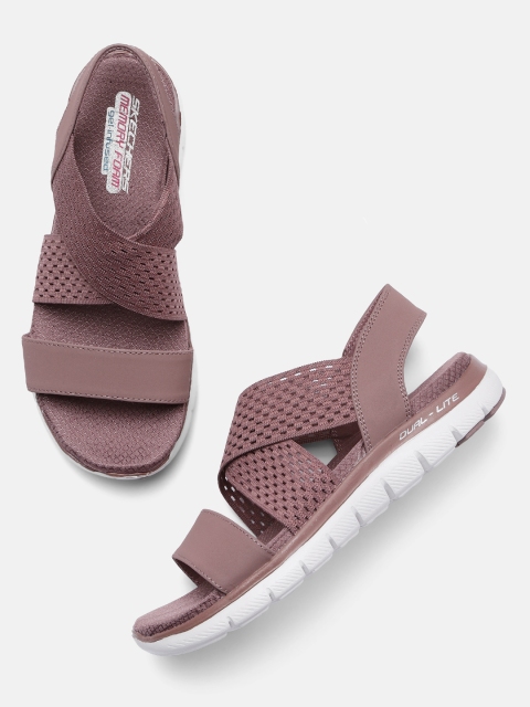 

Skechers Women Mauve FLEX APPEAL 2.0 - COOL CITY Open Toe Flats