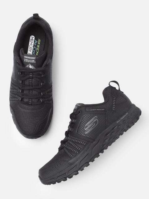 

Skechers Men Black Solid ESCAPE PLAN Lightweight Sneakers