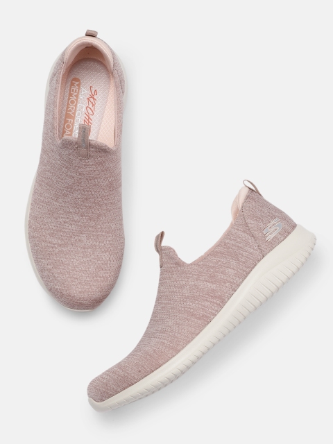 

Skechers Women Pink ULTRA FLEX-GRACIOUS TOUCH Slip-On Sneakers