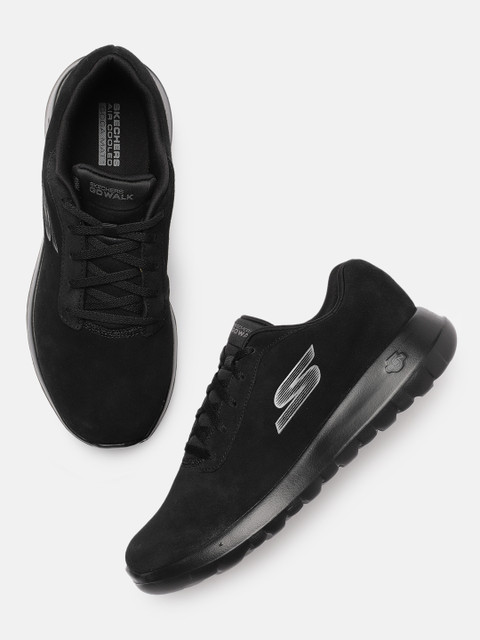 

Skechers Men Black Go Walk Max Goga Mat Walking Shoes