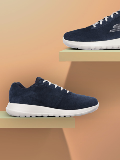 

Skechers Men Navy Blue GO WALK MAX Walking Shoes
