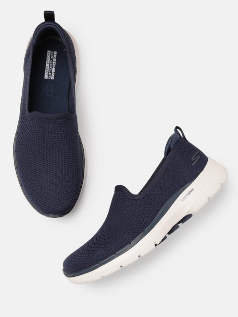 

Skechers Women Navy Blue GO WALK 6 - CLEAR VIRTUE Goga Mat Walking Shoes