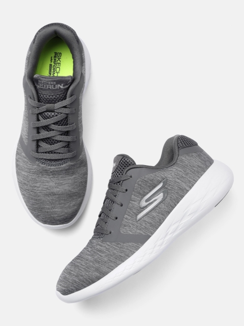 

Skechers Women Grey Mesh GO RUN 600-DIVERT Non-Marking Shoes