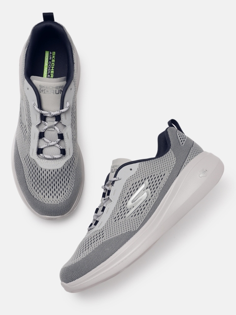 

Skechers Men Grey GO RUN FAST- Arco Running Shoes