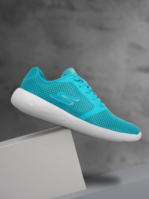 

Skechers Women Turquoise Blue GOrun 600 - REFINE Goga Max Running Shoes