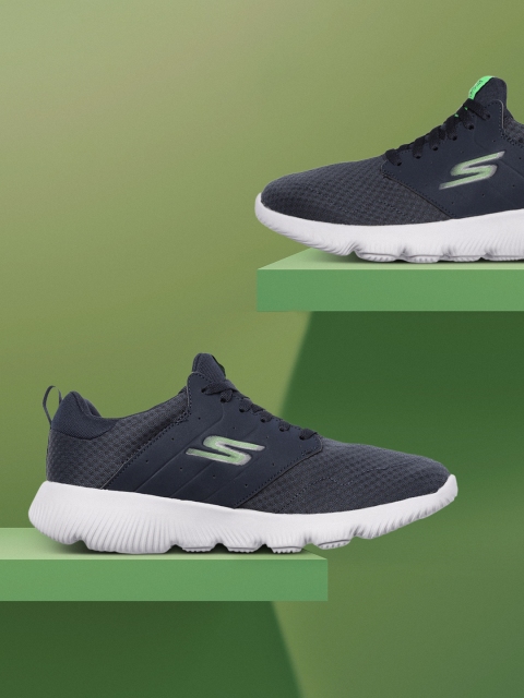 

Skechers Men Navy Blue GO RUN FOCUS-LIMIT Running Non-Marking Shoes