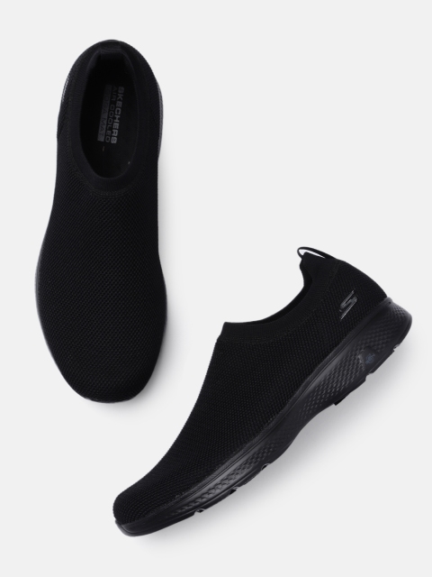 

Skechers Men Black Go Walk 4-Intend Walking Shoes