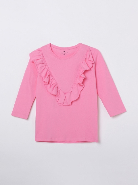 

Fame Forever by Lifestyle Girls Pink Ruffled T-shirt