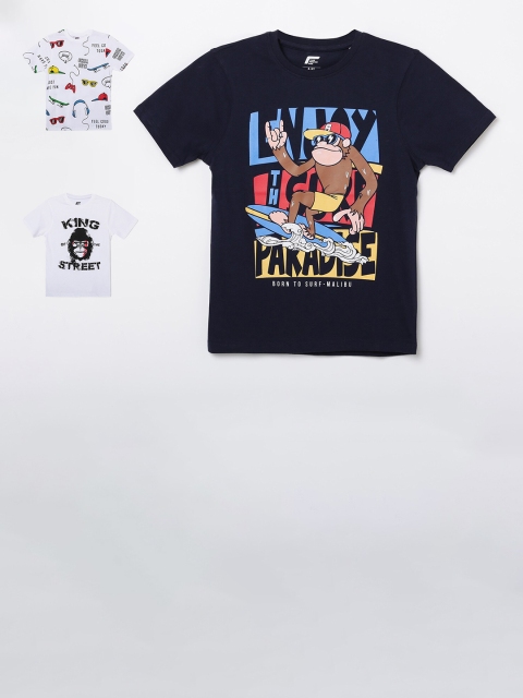 

Fame Forever by Lifestyle Boys Pack of 3 Printed T-shirts, Black
