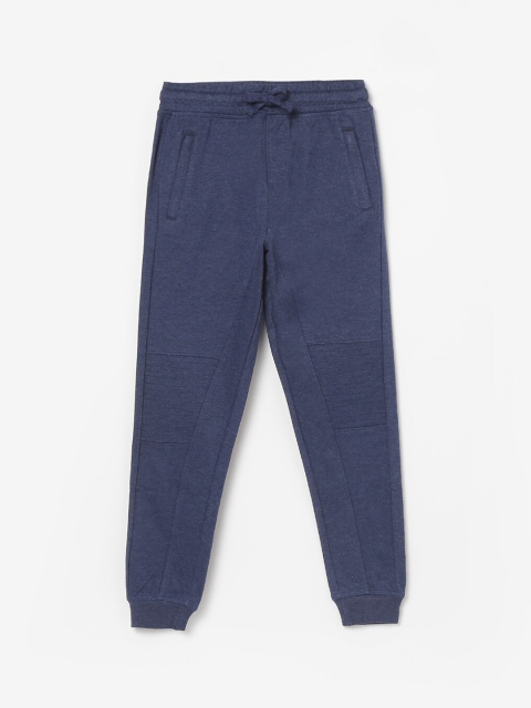 

Fame Forever by Lifestyle Boys Navy Blue Solid Cotton Joggers