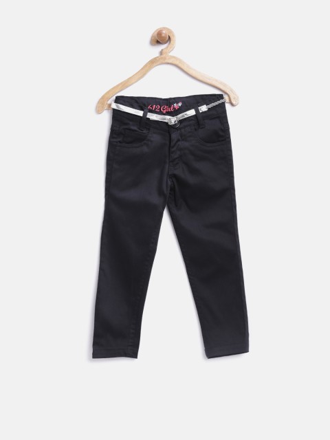 

612 league Girls Black Trousers