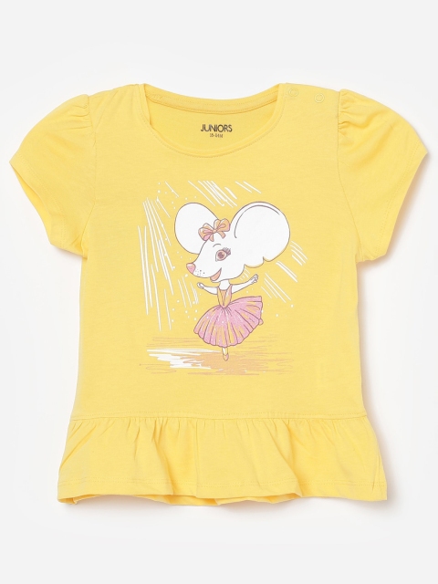 

Juniors by Lifestyle Yellow Regular Top