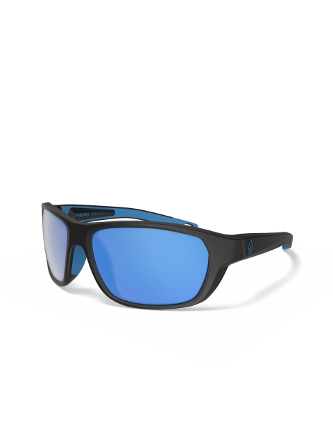 

Tribord By Decathlon Unisex Blue Lens & Black Sports Sunglasses with UV Protected Lens
