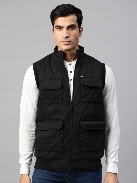 

Pierre Carlo Men Black Solid Tailored Jacket