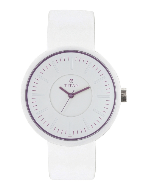 

Titan Women White Analogue Watch 9953PP05J