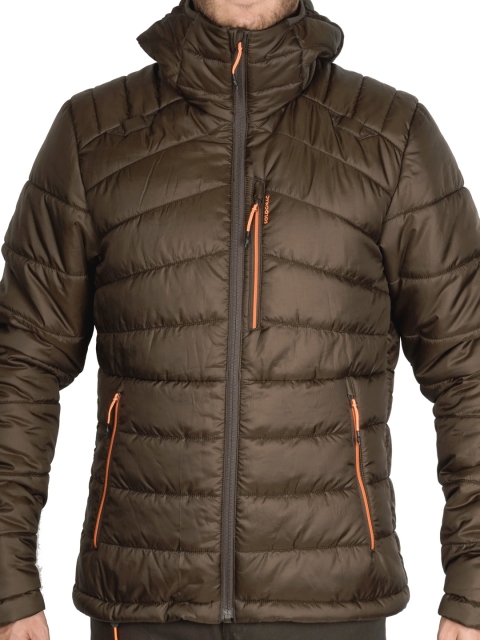 

SOLOGNAC By Decathlon Men Brown Lightweight Longline Padded Jacket