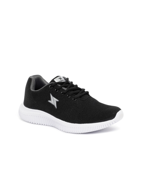 

Paragon Men Black Woven Design Sneakers