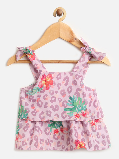 

One Friday Mauve Regular Top